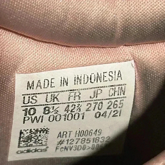 adidas Women's Racer TR21 Trail Running Shoe H00649 Pink/White Size 10 - Picture 10 of 10